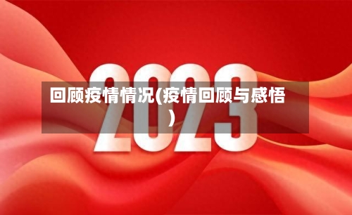 回顾疫情情况(疫情回顾与感悟)