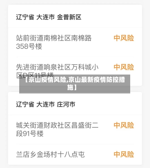 【京山疫情风险,京山最新疫情防控措施】